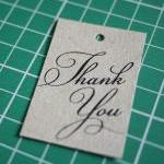 Thank You - Favor Tags (printable)