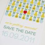 Apples And Pears - Save The Date Card (printable)