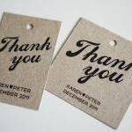 Thank You - Personalized Favor Tags (printable)