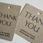 Thank You - Personalized Favor Tags (printable)