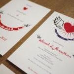 Retro Tattoo - Wedding Invitation (printable)