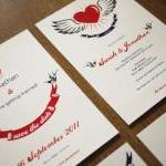 Retro Tattoo - Wedding Invitation Set (printable)..