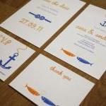 At Sea - Wedding Stationery Set (printable) - Set..