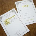 Fairy Tale - Once Upon A Time - Wedding Invitation..
