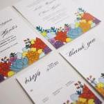 The Succulent Wedding Invitation Suite (printable)..