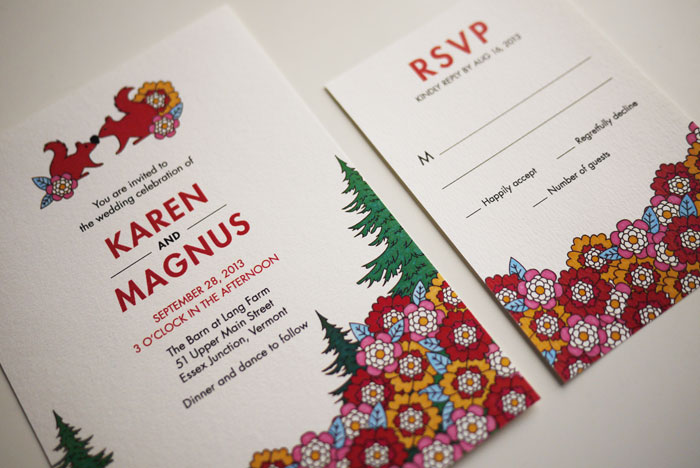 The Woodland Wedding Invitation (printable)